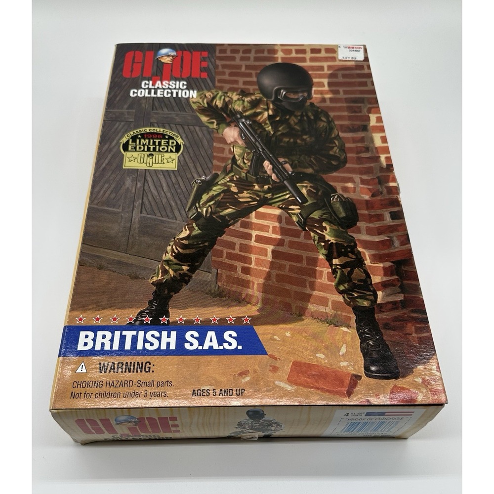G.I. JOE CLASSIC - BRITISH S.A.S. 12" ACTION FIGURE 1996 LIMITED EDITION